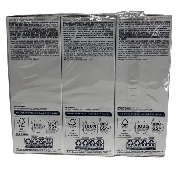 Lot of 3 Clairol Nice'n Easy Permanent Hair Color Cream 9G Light Golden Blonde - Picture 3 of 7